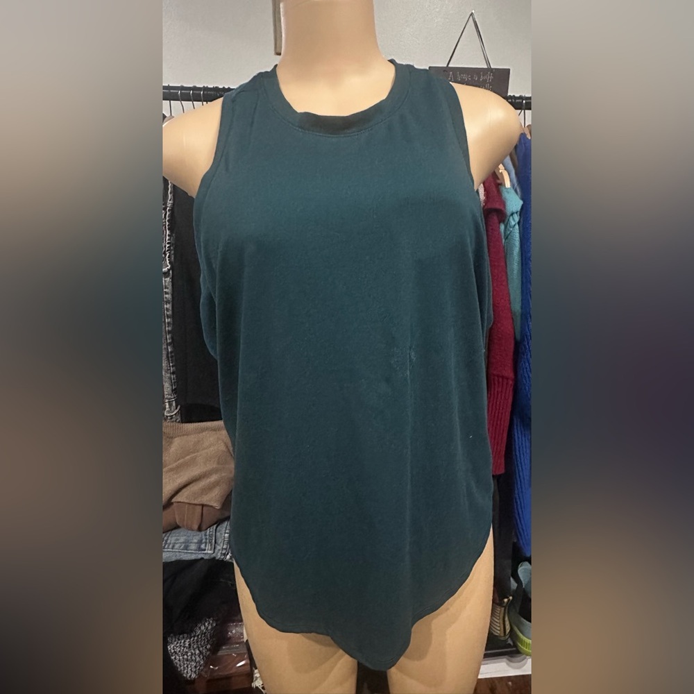 All in Motion Teal Sleeveless Tank Top
